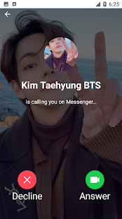 Kim Taehyung BTS Fake Call 7.1.2 APK screenshots 2