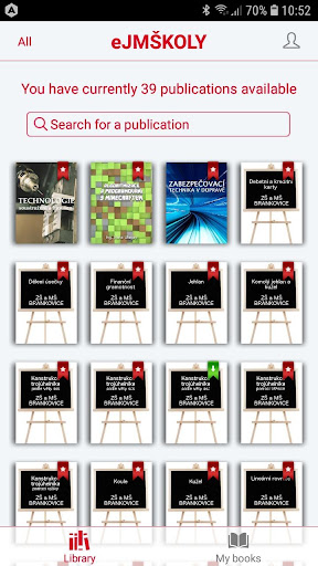 Android application eJMŠKOLY screenshort
