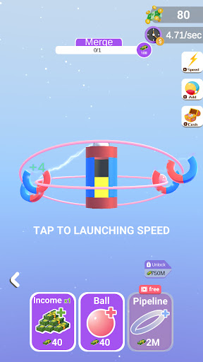 Android application Magnetic Accelerator Tycoon screenshort
