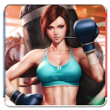 Real 3D Women Boxing icon