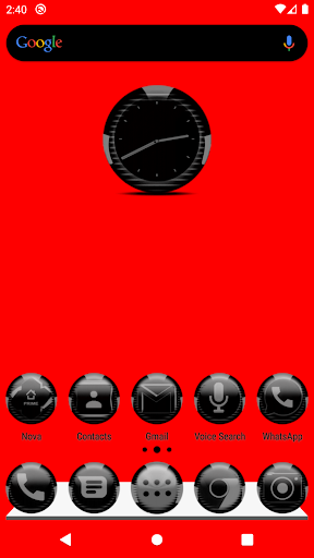 Android application Grey Icon Pack Style 6 screenshort