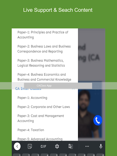 Caclasses CA CS CMA Classes
