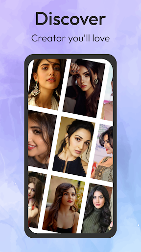 Android application Milky - Live Video Chat screenshort