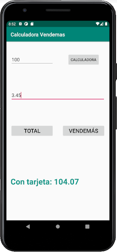 Calculadora Vendemas Screen 3