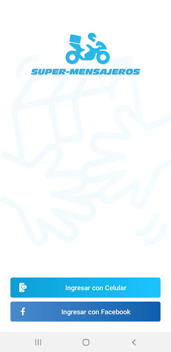 Android application Super Mensajeros screenshort
