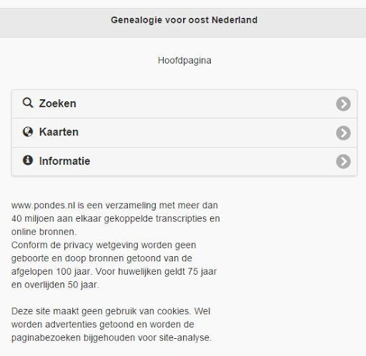 www.pondes.nl Screen 3