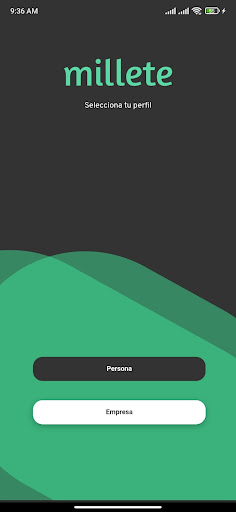Android application Millete screenshort