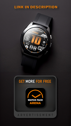 Bold Digital Watch Face VS65 Screen 2