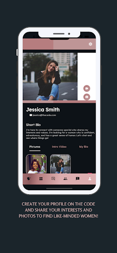 The Code Women Dating App Screen 2