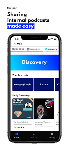 Hypecast Screen 2