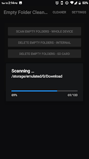 Empty Folder Cleaner Varies with device APK screenshots 17