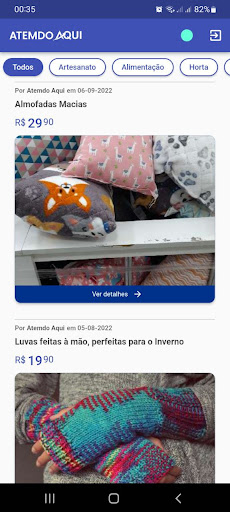 Android application Atemdo Aqui screenshort