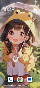 Cute Anime Girls Wallpapers 4K
