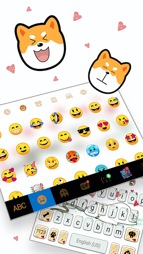 Lazy Dog Keyboard Background Screen 3