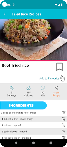 Fried Rice Recipes Screen 2