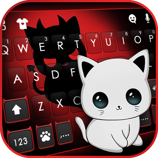 Demon Kitten Keyboard Backgrou logo