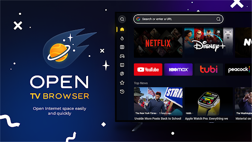 Android application Open TV Browser screenshort