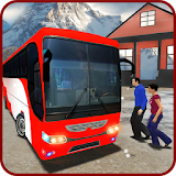 Snow OffRoad Hill tourist Bus icon