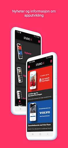 Android application STUDIO X screenshort