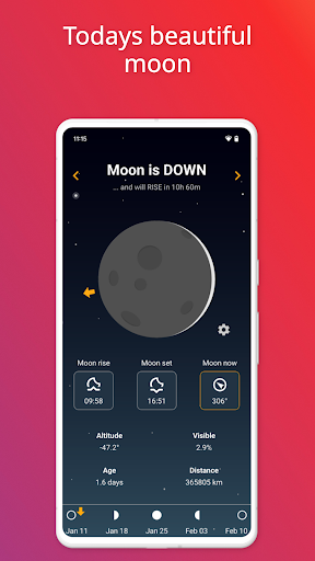 Moon Phase Now: Lunar Calendar screenshot 4