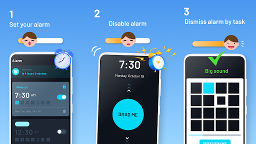 Android application Challenge Alarm Clock - Wakeup screenshort