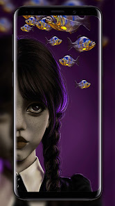 Captura de Pantalla 12 Wednesday Addams Wallpaper android