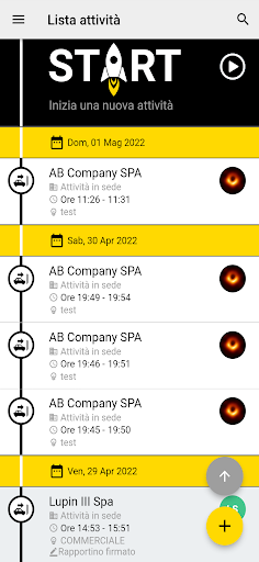 Android application TakeOff Starter screenshort