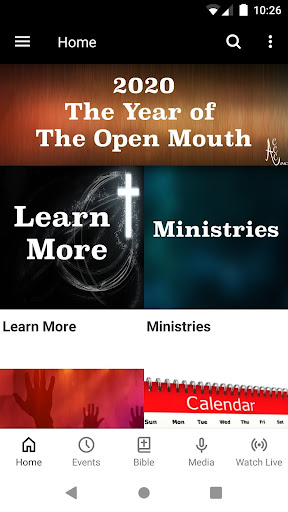 Android application Agape Christian Center Church screenshort