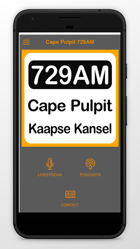Android application Cape Pulpit 729AM screenshort