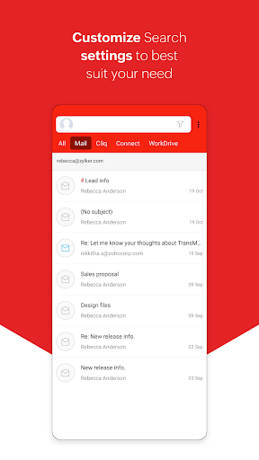Screenshot of Zoho Workplace