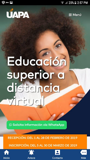 UAPA Universidad Abierta Screen 2