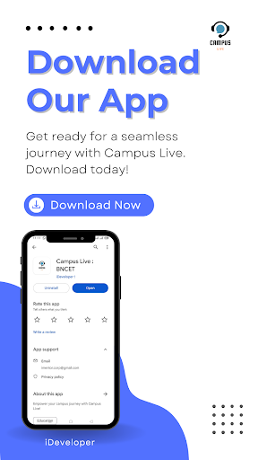 Android application Campus Live : BNCET screenshort
