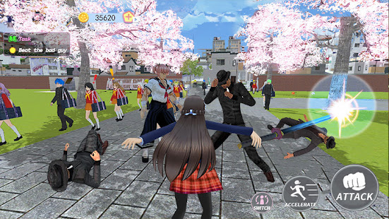 SAKURA High School Girl Simulator Varies with device APK screenshots 12