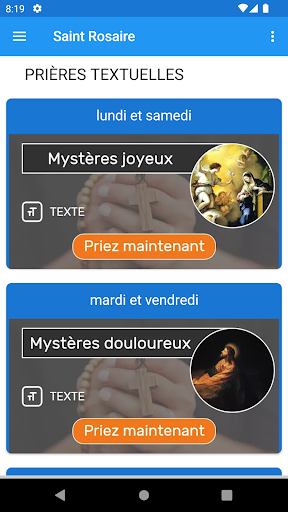 Saint Rosaire Catholique Audio Screen 3
