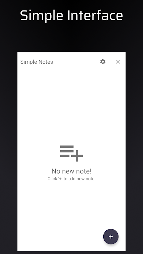Android application Simple Notes screenshort