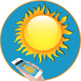 Solar battery charger prank icon