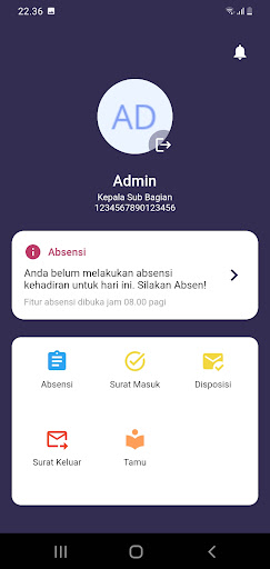 Android application SiapKerja Way Kanan screenshort