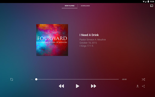 Screenshot of The Brook App