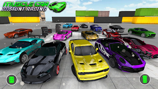 Android application Car Stunt Racing Games 3d screenshort