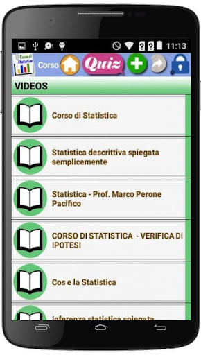 Corso di Statistica Screen 3