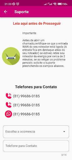 GIGANETPE TELECOM Screen 3