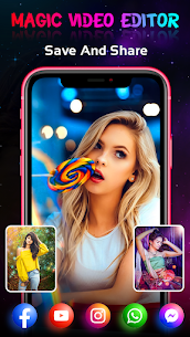 Magic Video Editor : Glitch Effect & Movie Maker Apk app for Android 5