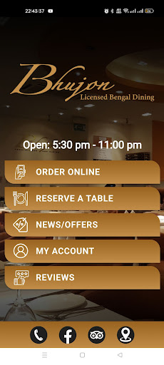 Android application Bhujon Dining screenshort