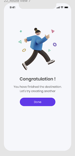 Android application RouteMe screenshort