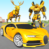 Deer Robot Car Game – Robot Transforming Games icon