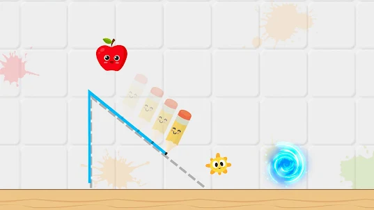 Fruit Escape: Draw Line