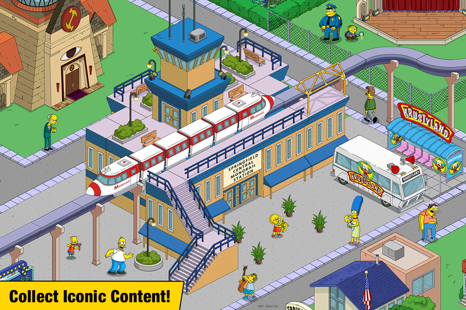 Android application The Simpsons™: Tapped Out screenshort