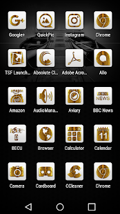 Raid Gold White Icon Pack Screenshot