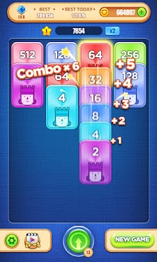 #2. Merge Card Puzzle (Android) By: Big Cake Apps