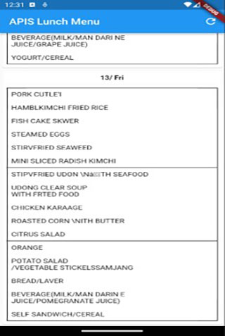What I Eat! Screen 3